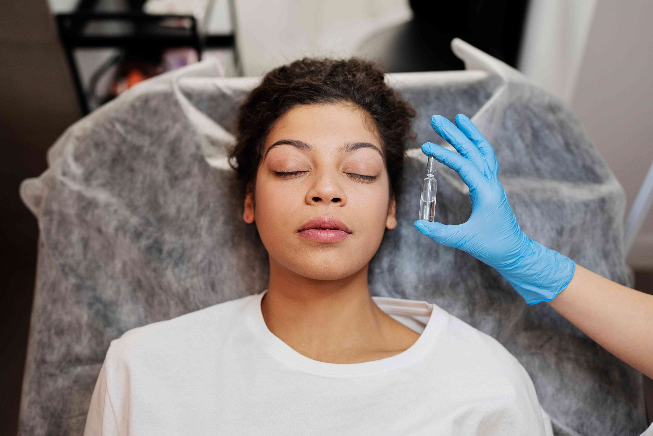 Women undergoing PRP Treatment